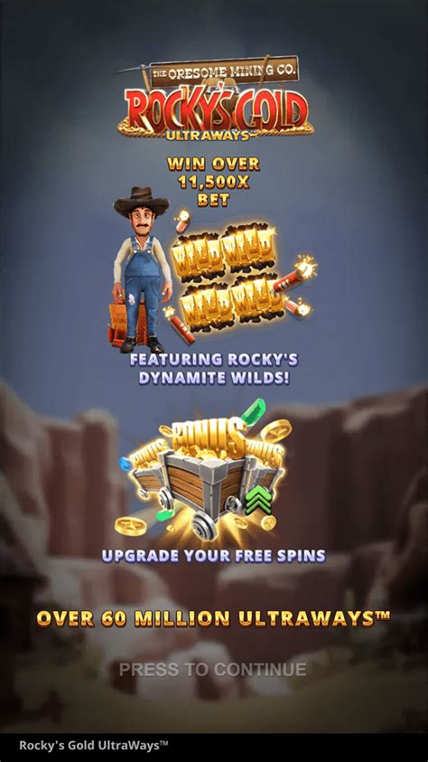 rocky s gold ultraways free spins  The Ultraways engine is enhanced with the help of wild symbols, respins, free spins, multipliers, and a random Dynamite Wilds feature